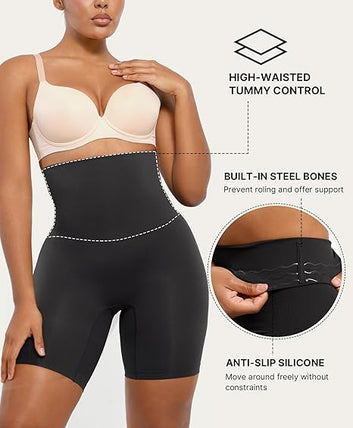 Shapewear Tummy Control Shorts for Women Seamless High Waisted Body Shaper Thigh Slimming Underwear Girdle